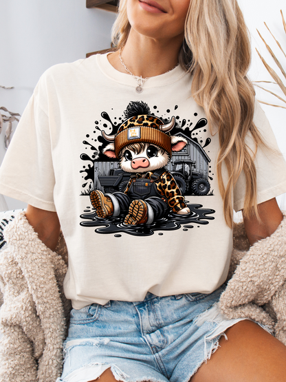 Work Hard, Moo Hard Graphic