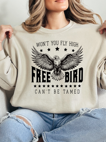Fly High Free Bird Graphic