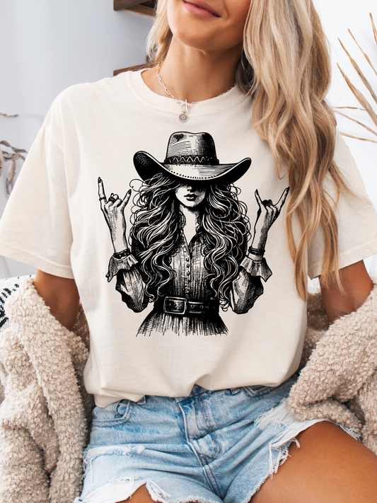 Lainey Cool Cowgirl Graphic