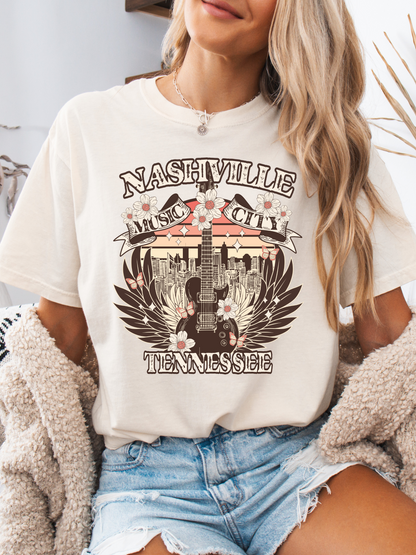 Nashville Music City Graphic