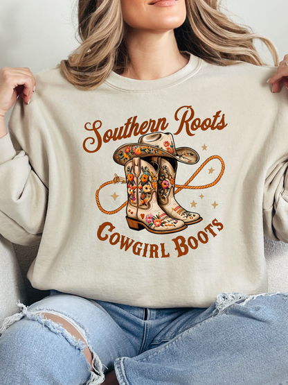 Southern Roots & Cowgirl Boots Graphic