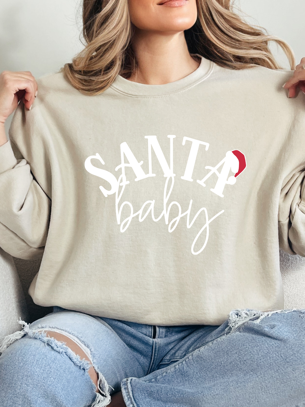 Santa Baby Holiday Graphic