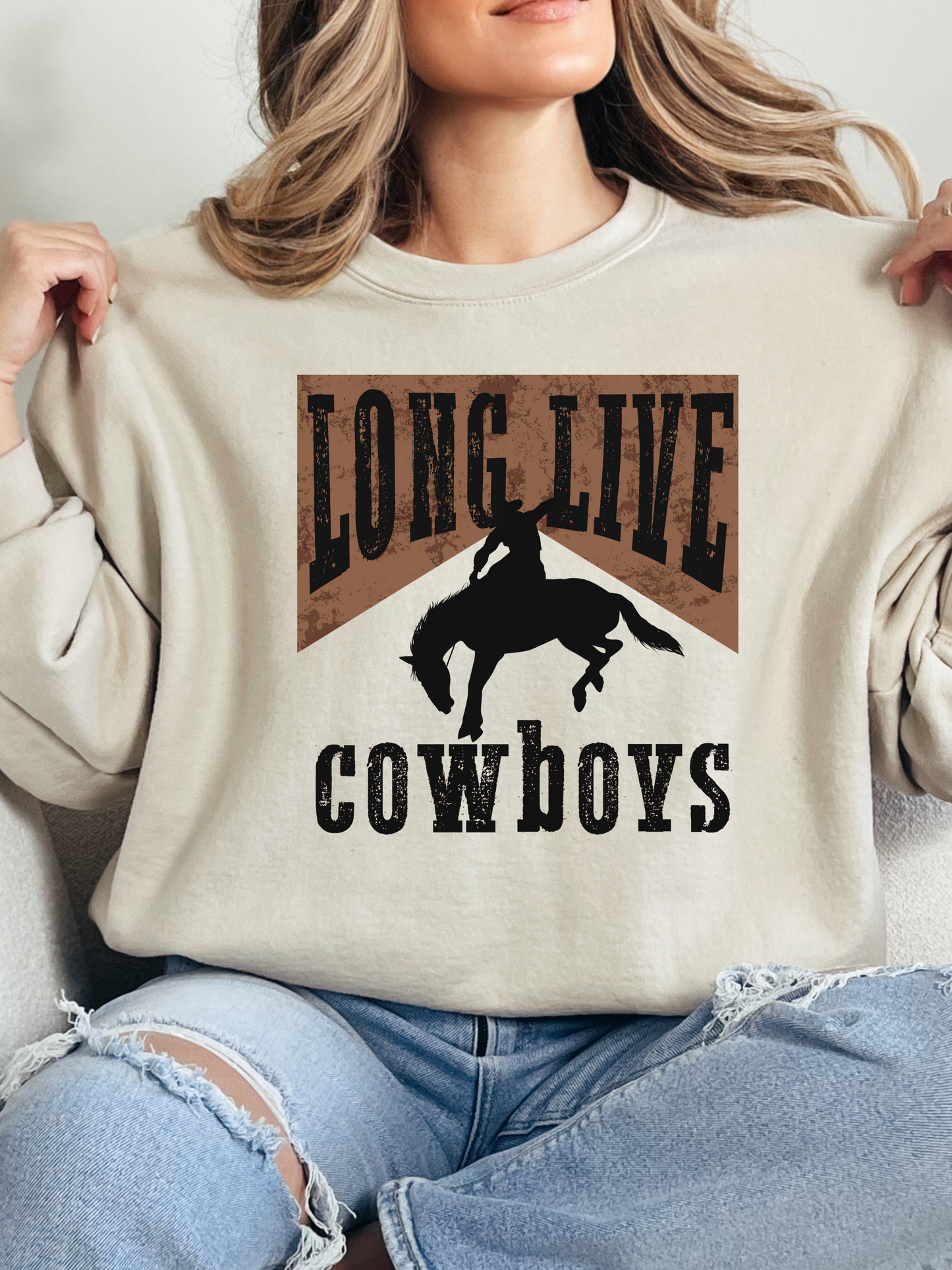 Long Live Cowboys Vintage Graphic