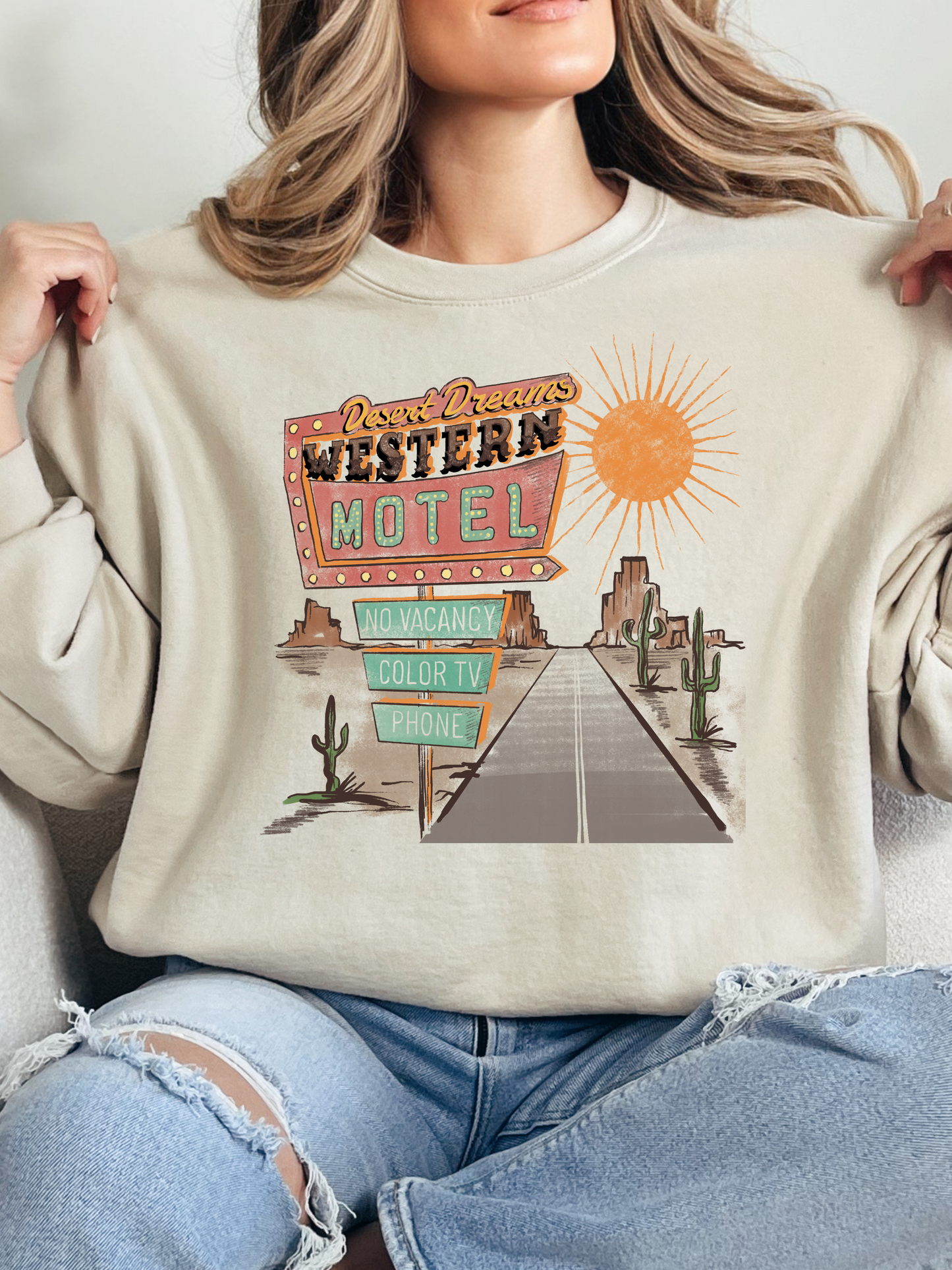 Western Motel Graphic