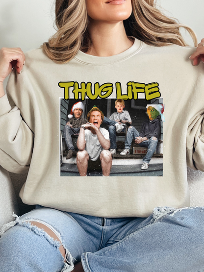 "Thug Life" Christmas Graphic