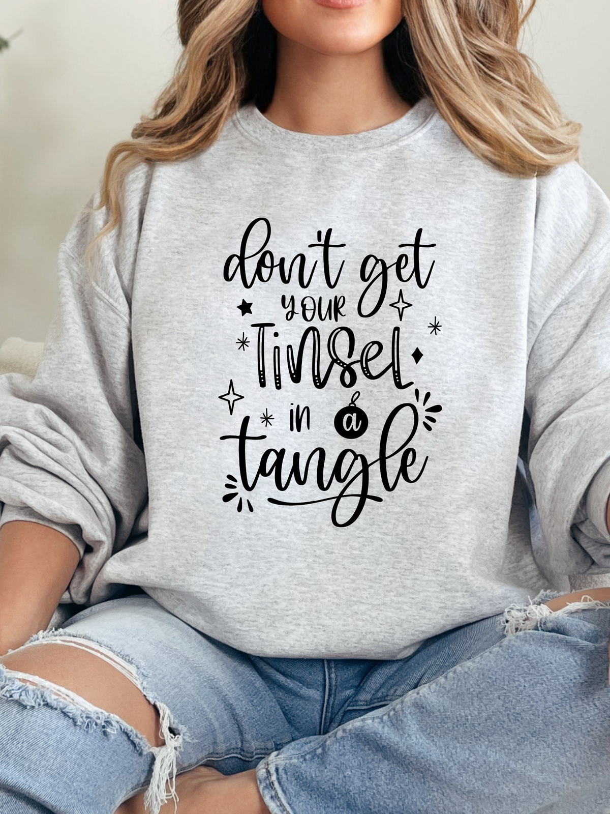 Tinsel in a Tangle Graphic
