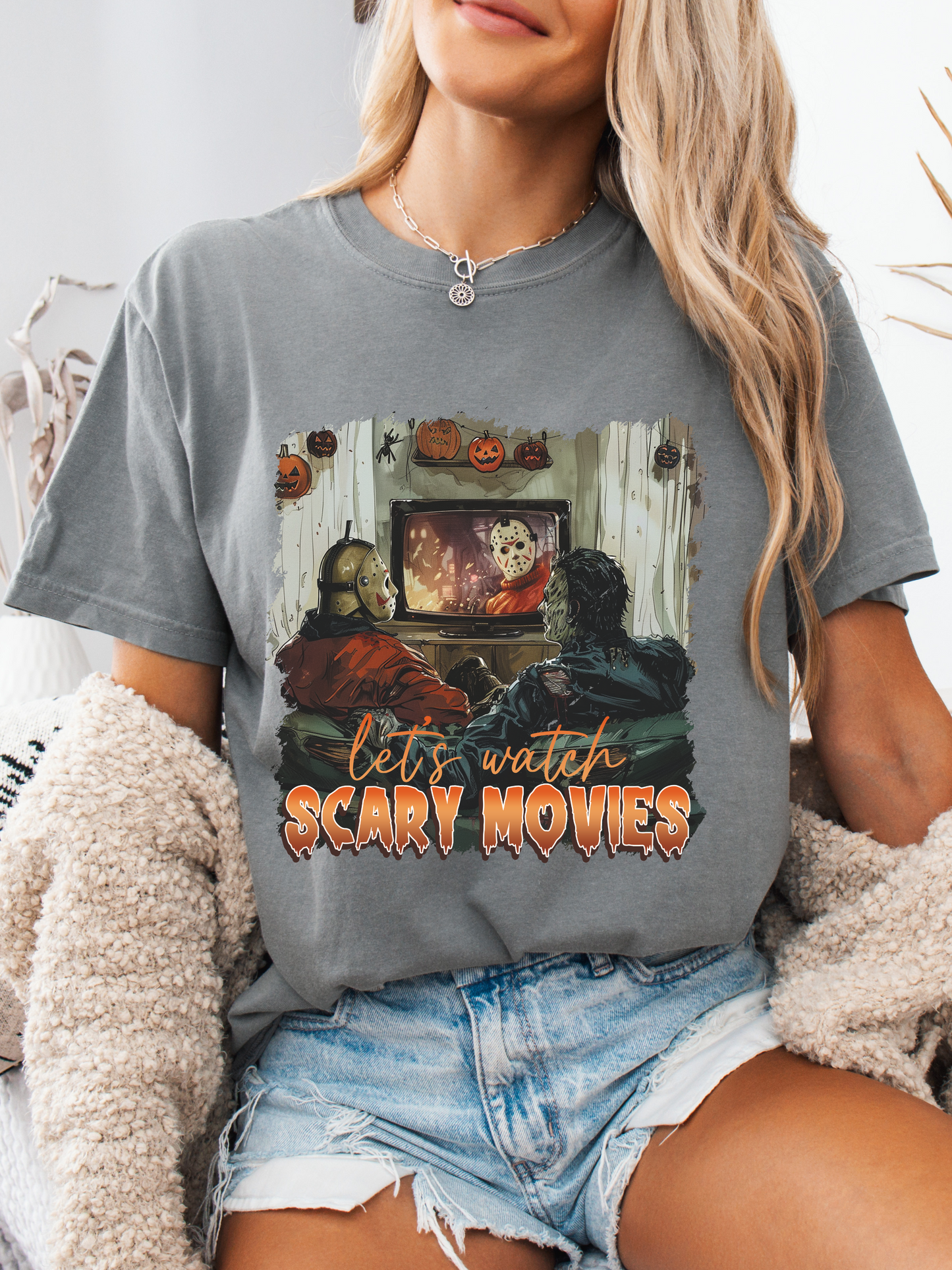 Lets Watch Scary Movies Graphic
