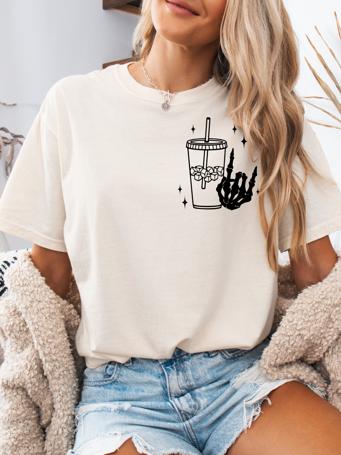 Fueled By Iced Coffee Graphic (Front & Back)