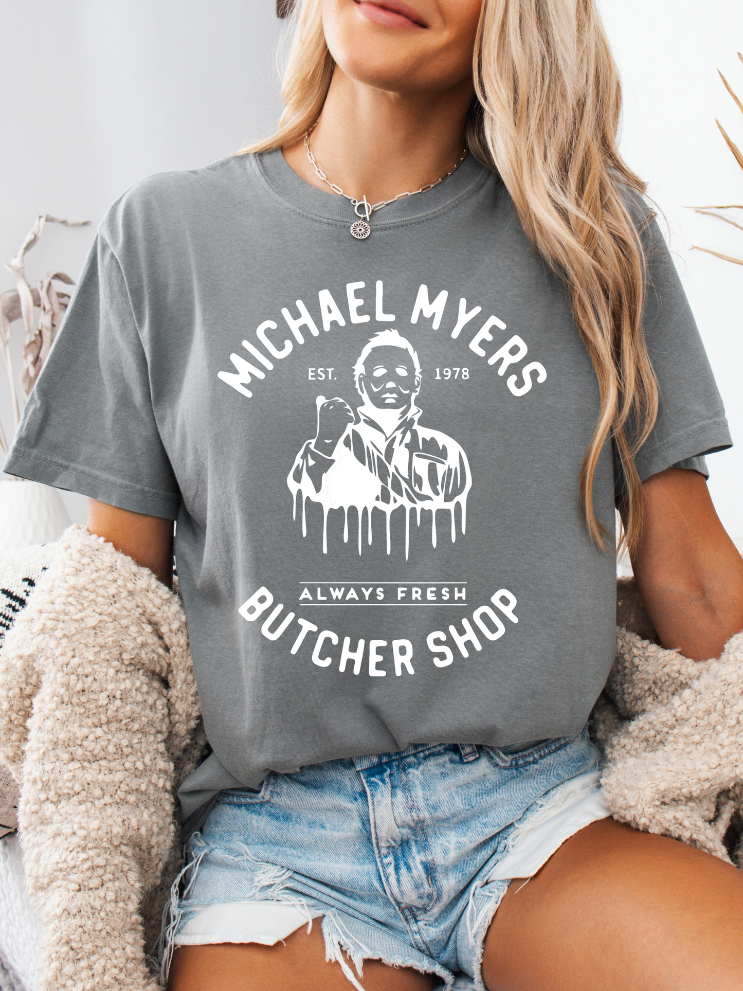 Michael Myers Butcher Shop Graphic