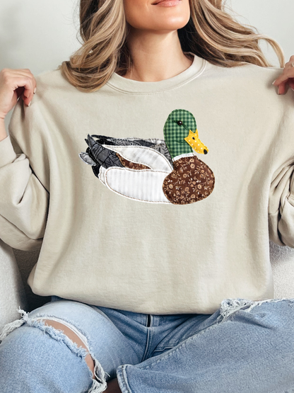 Patch Word Mallard Graphic