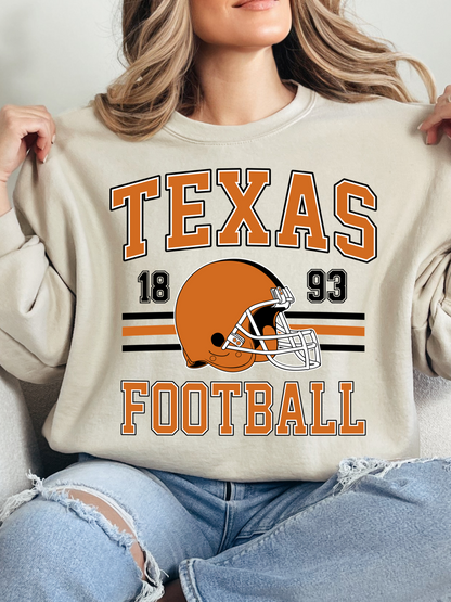 Retro Texas Football Graphic