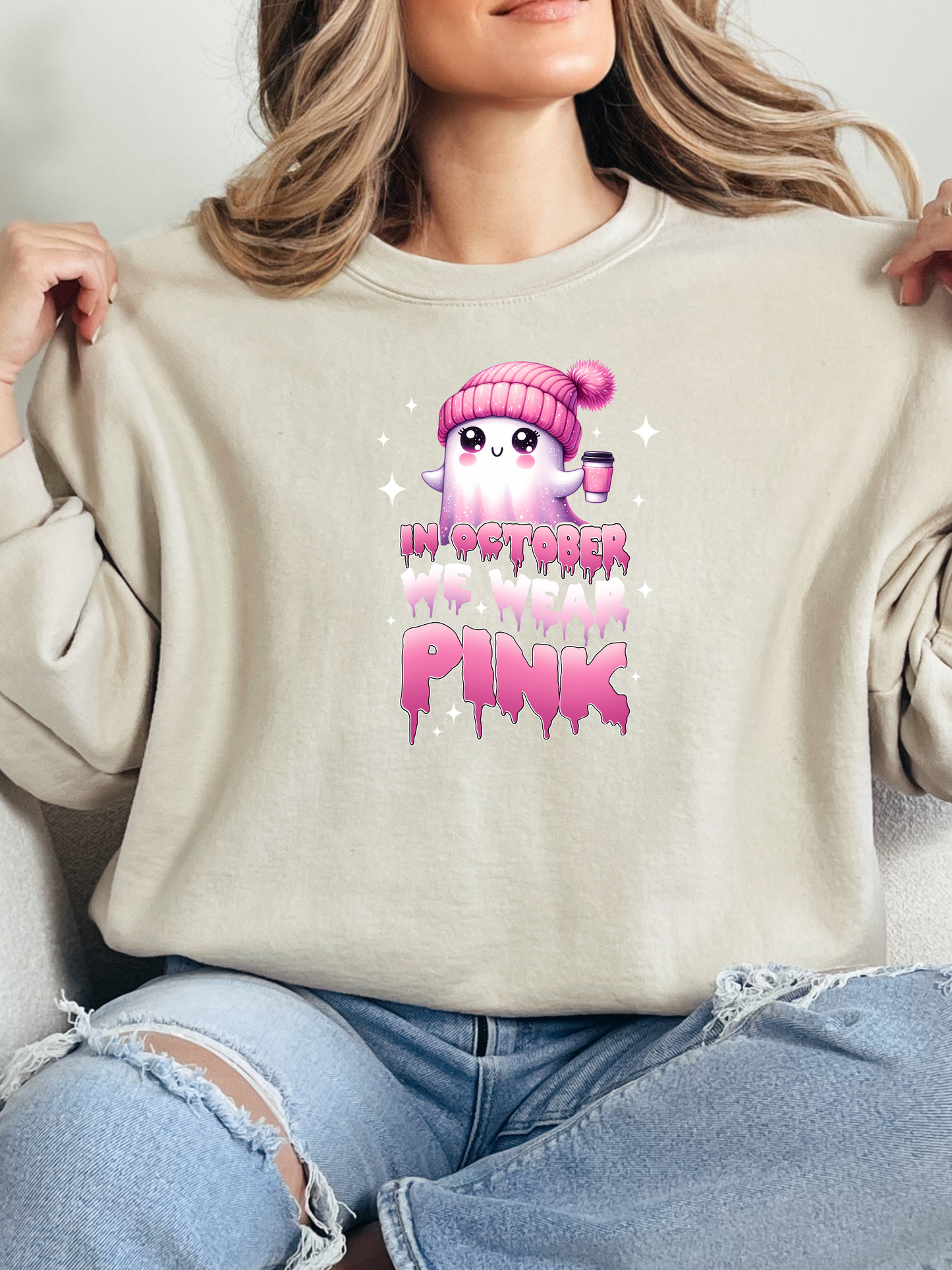 In October we Wear Pink Graphic