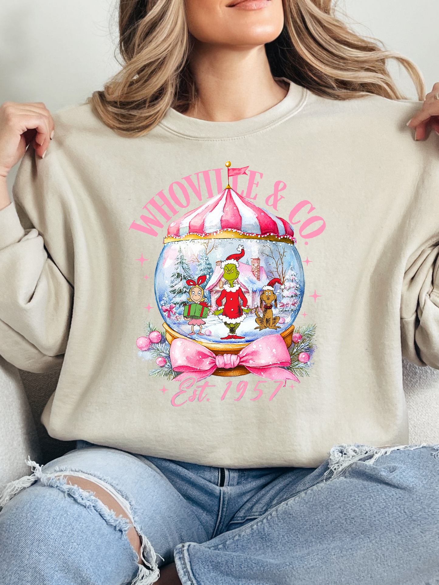 Snowflake Hollow Christmas Graphic