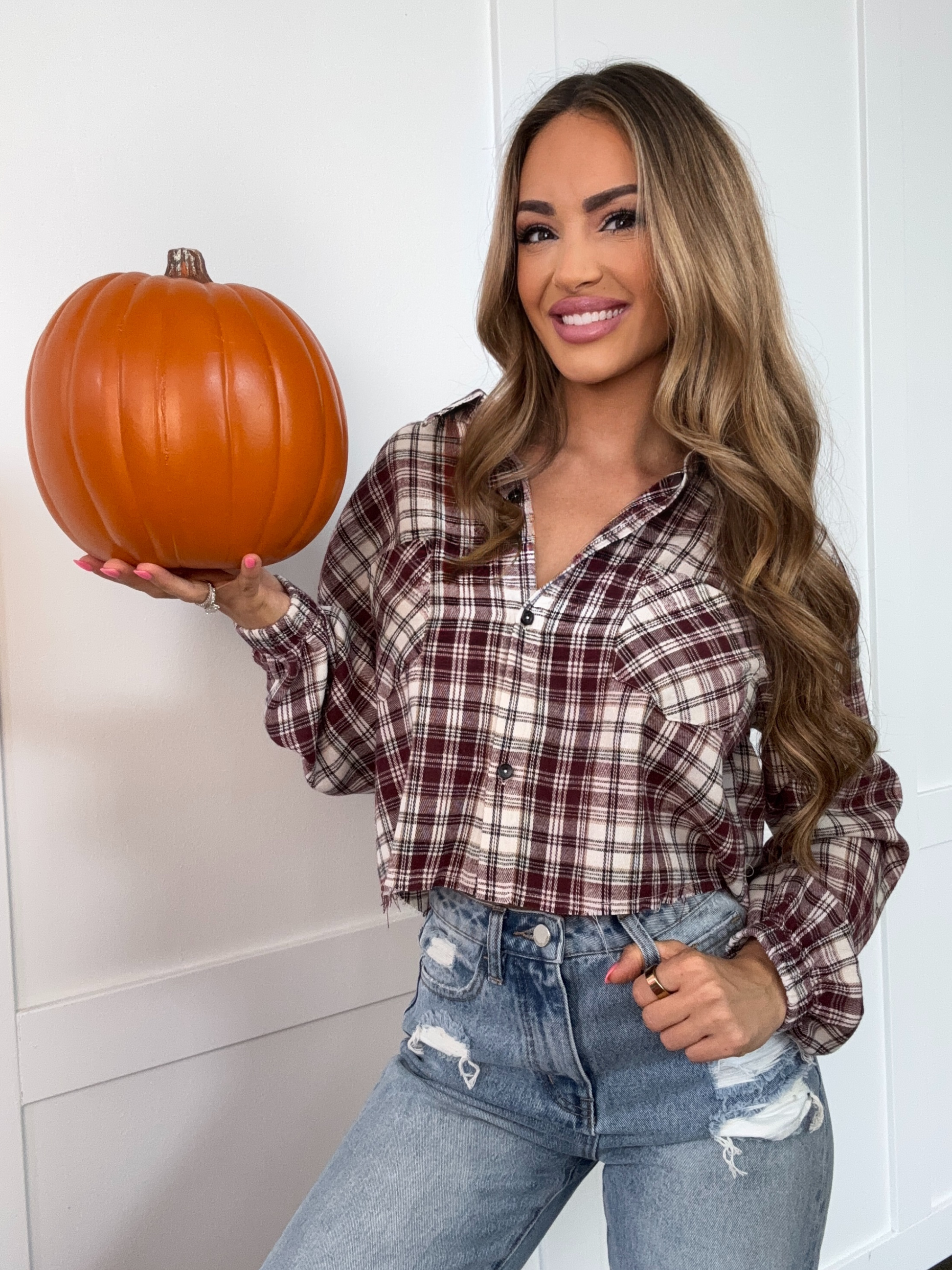 Buy our "Rory Plaid Cropped Flannel" online – Willow Boutique Clothing. Shop stylish Rory Plaid Cropped Flannel today.