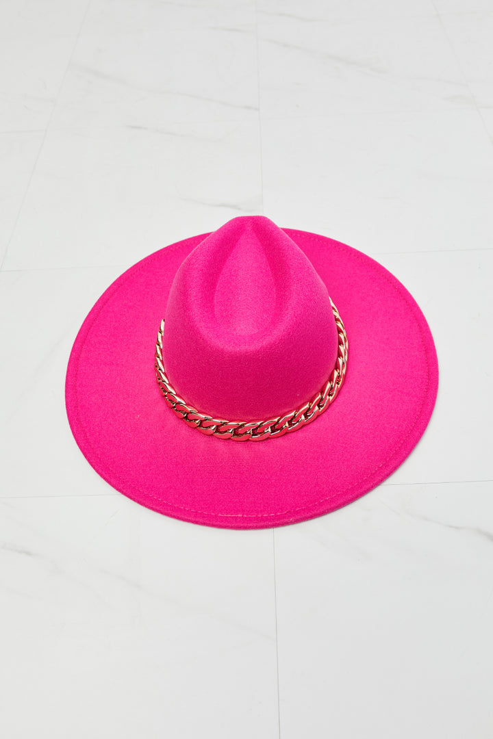 Glam Gal Fedora Hat in Pink