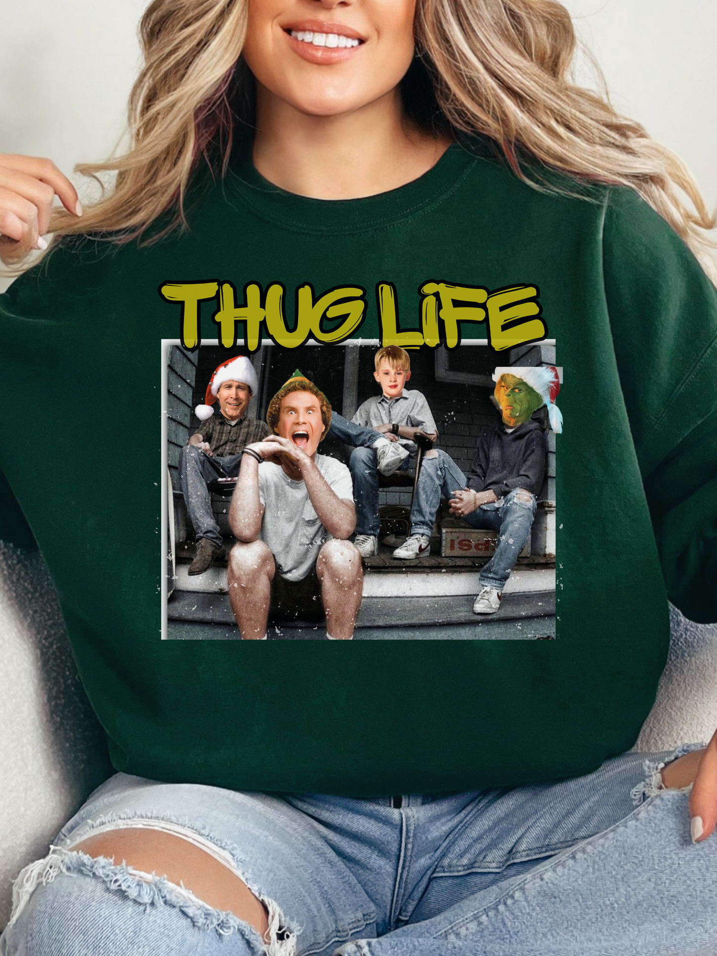 "Thug Life" Christmas Graphic
