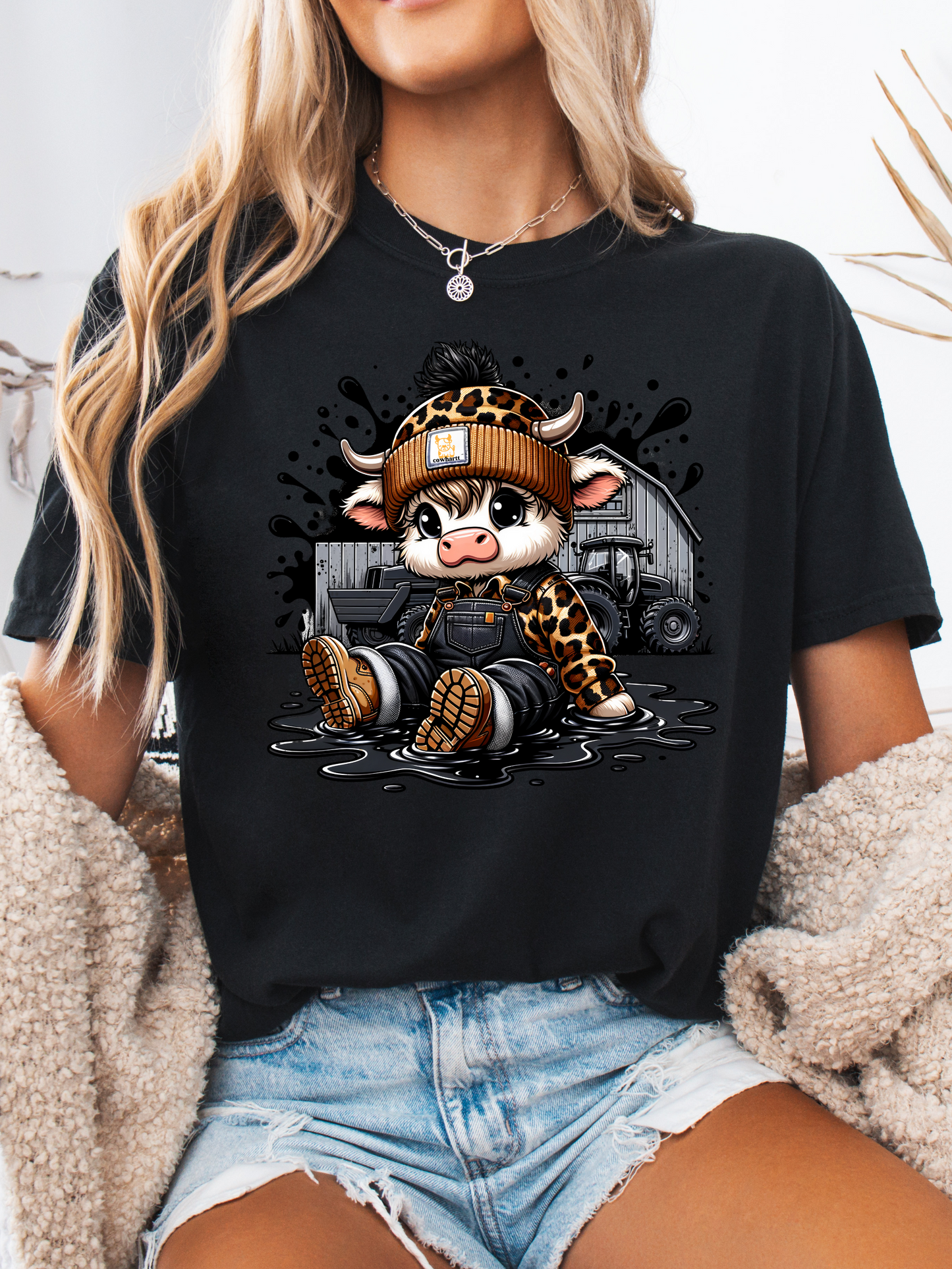 Work Hard, Moo Hard Graphic
