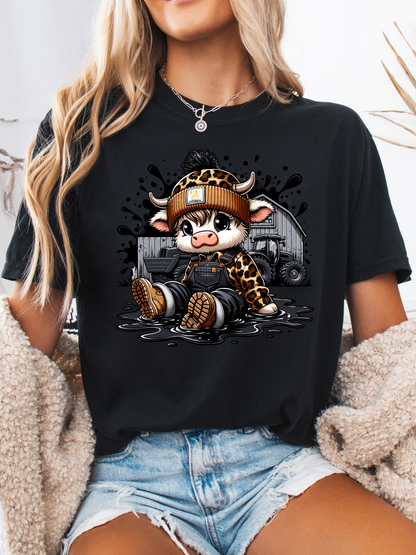 Work Hard, Moo Hard Graphic