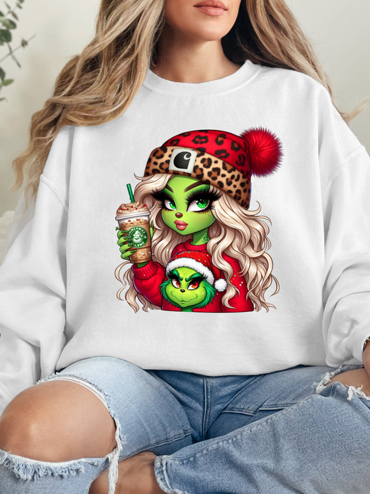 Leopard Grinch Graphic