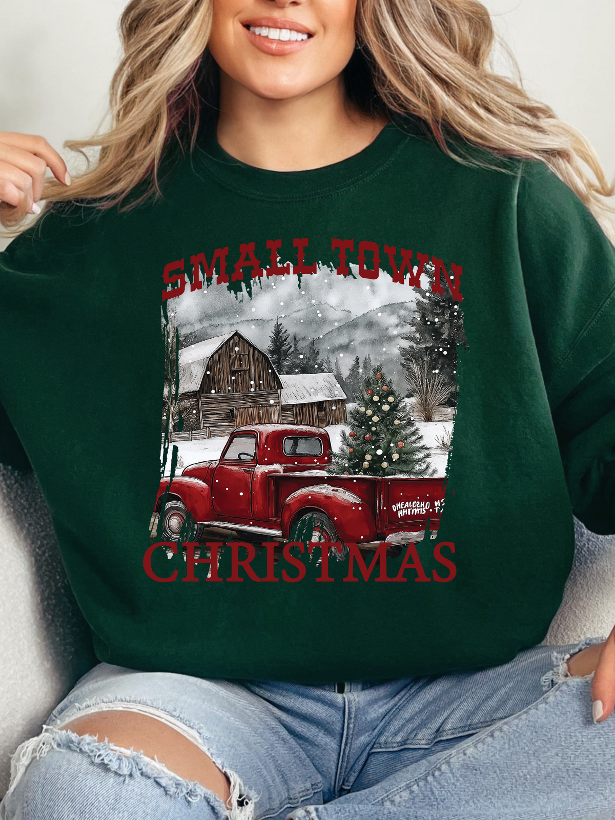 Small Town Christmas Graphic