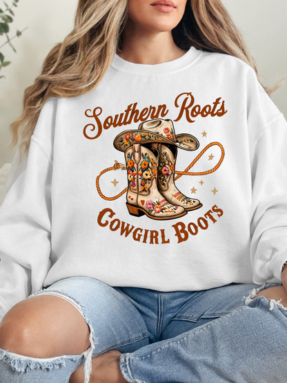 Southern Roots & Cowgirl Boots Graphic