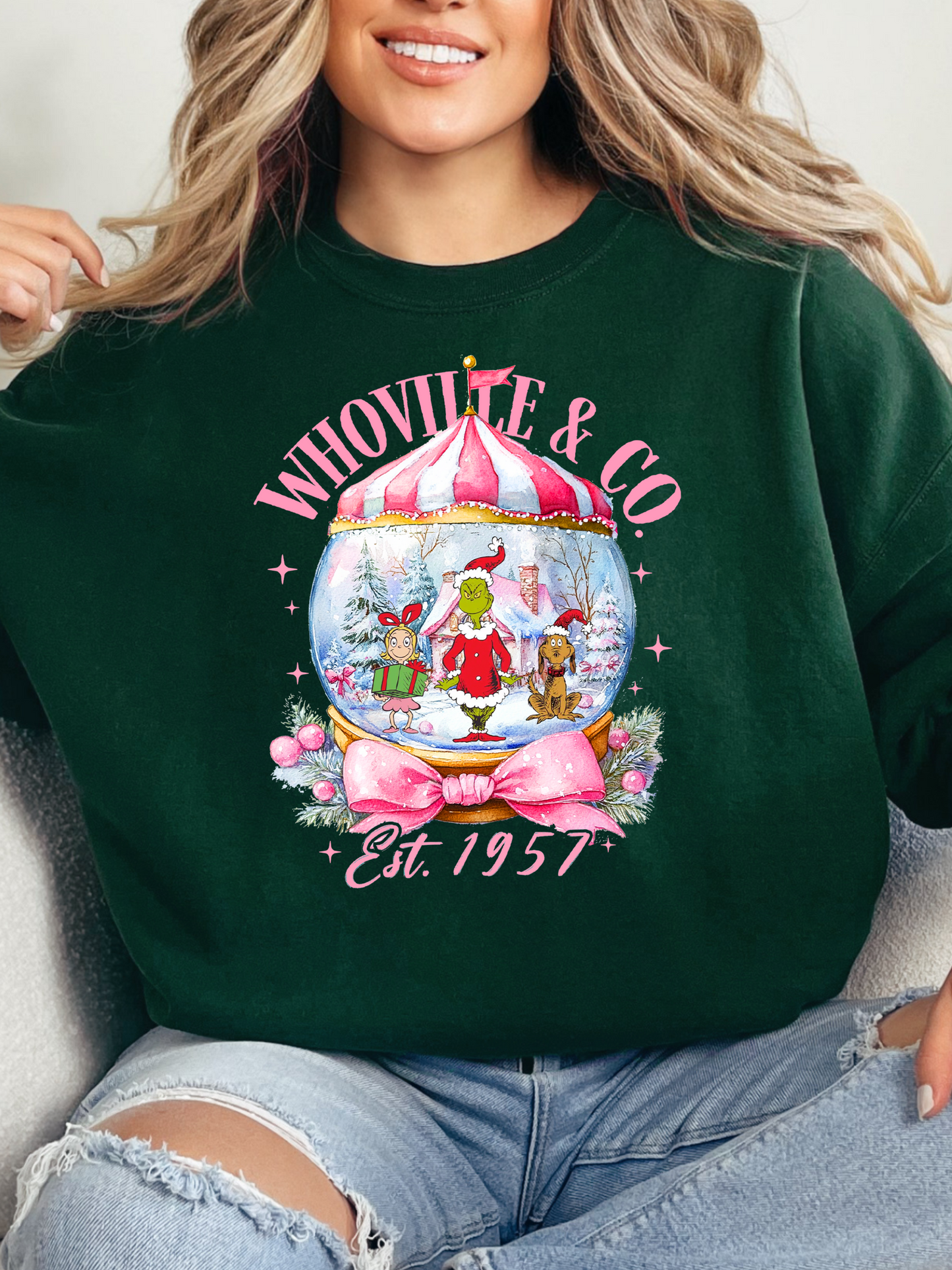 Snowflake Hollow Christmas Graphic