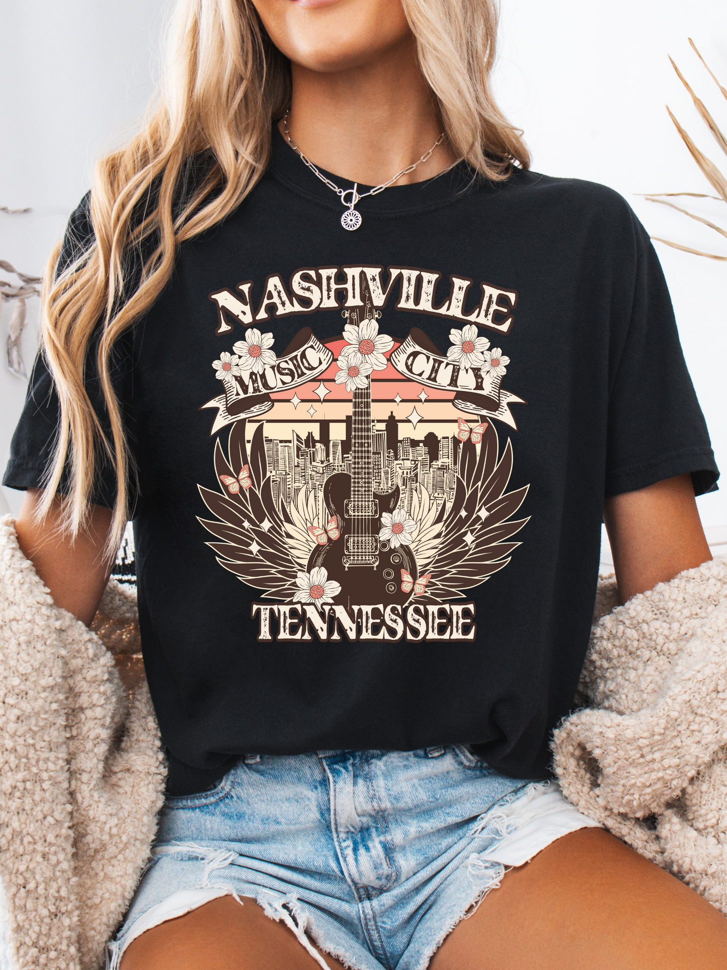 Nashville Music City Graphic