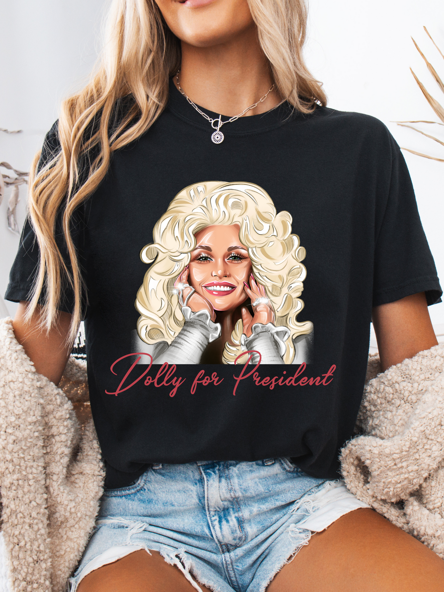Dolly For President Graphic