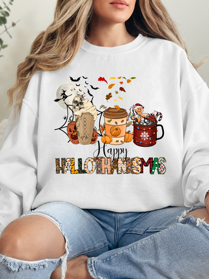Happy Hallothankmas Graphic