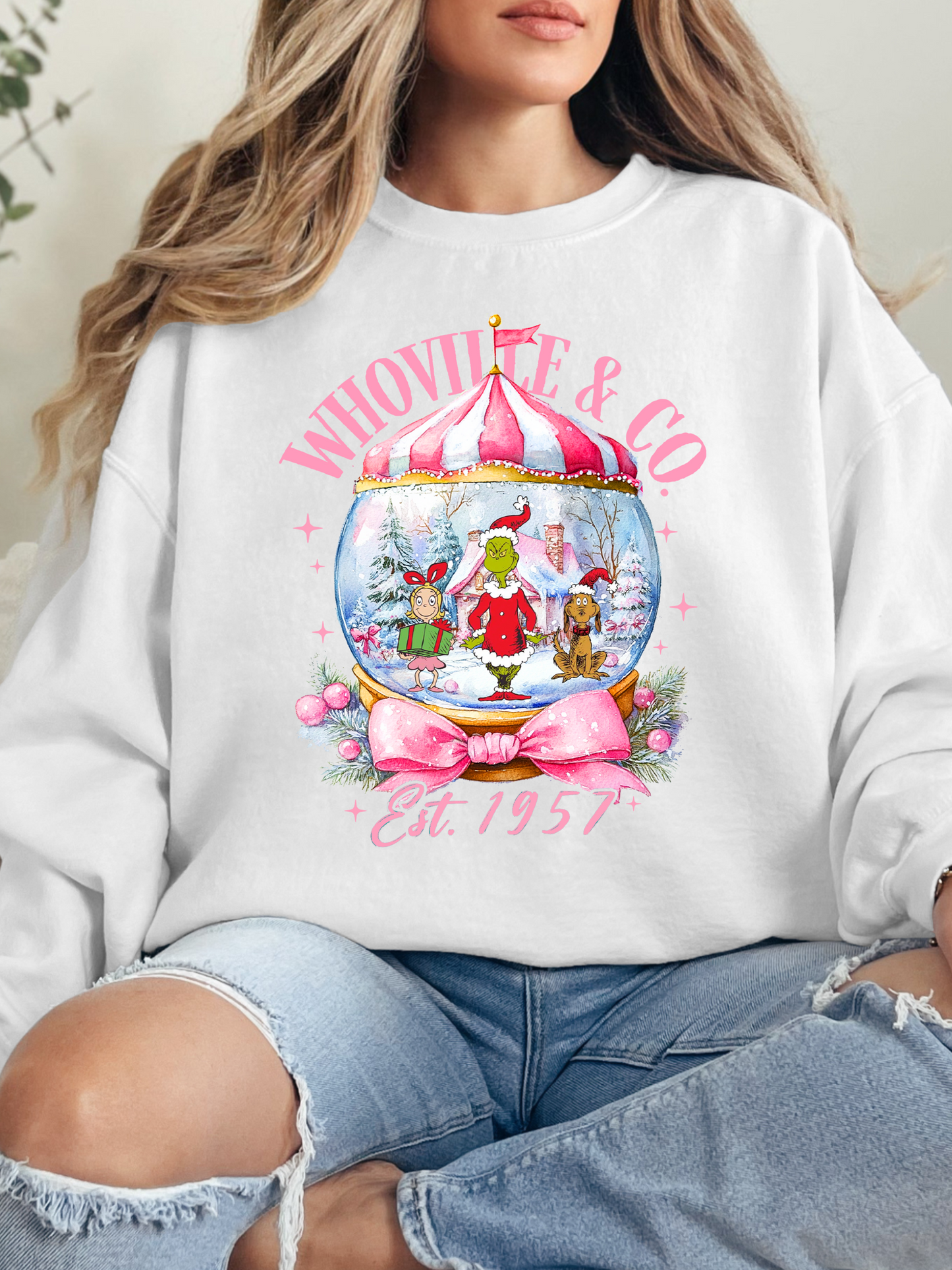 Snowflake Hollow Christmas Graphic