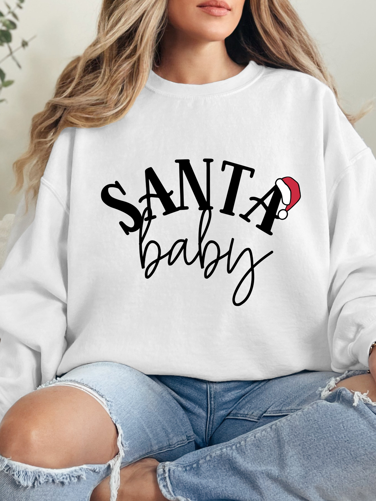 Santa Baby Holiday Graphic