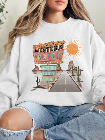 Western Motel Graphic