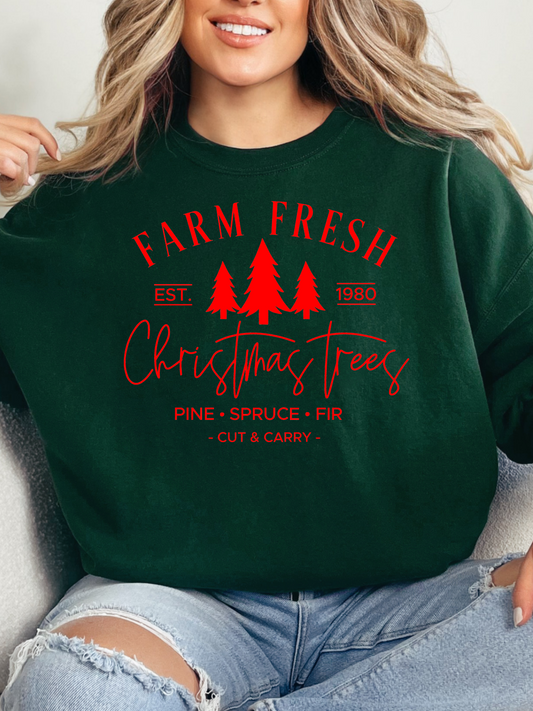 Shop Willie's Christmas Tree Farm Graphic online at Willow Boutique – best boutique for women’s fashion.