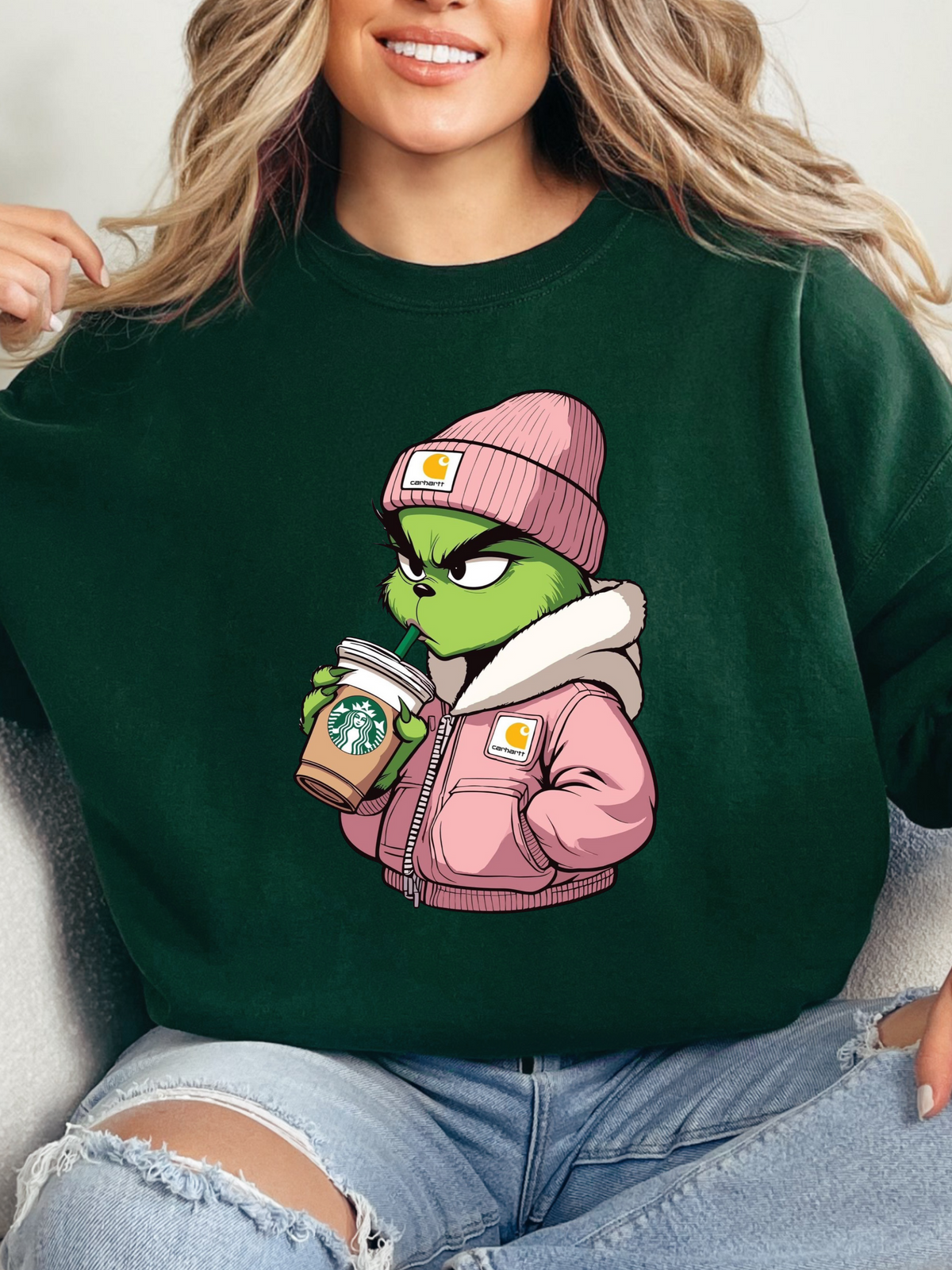 Grumpy & Caffeinated Christmas Graphic