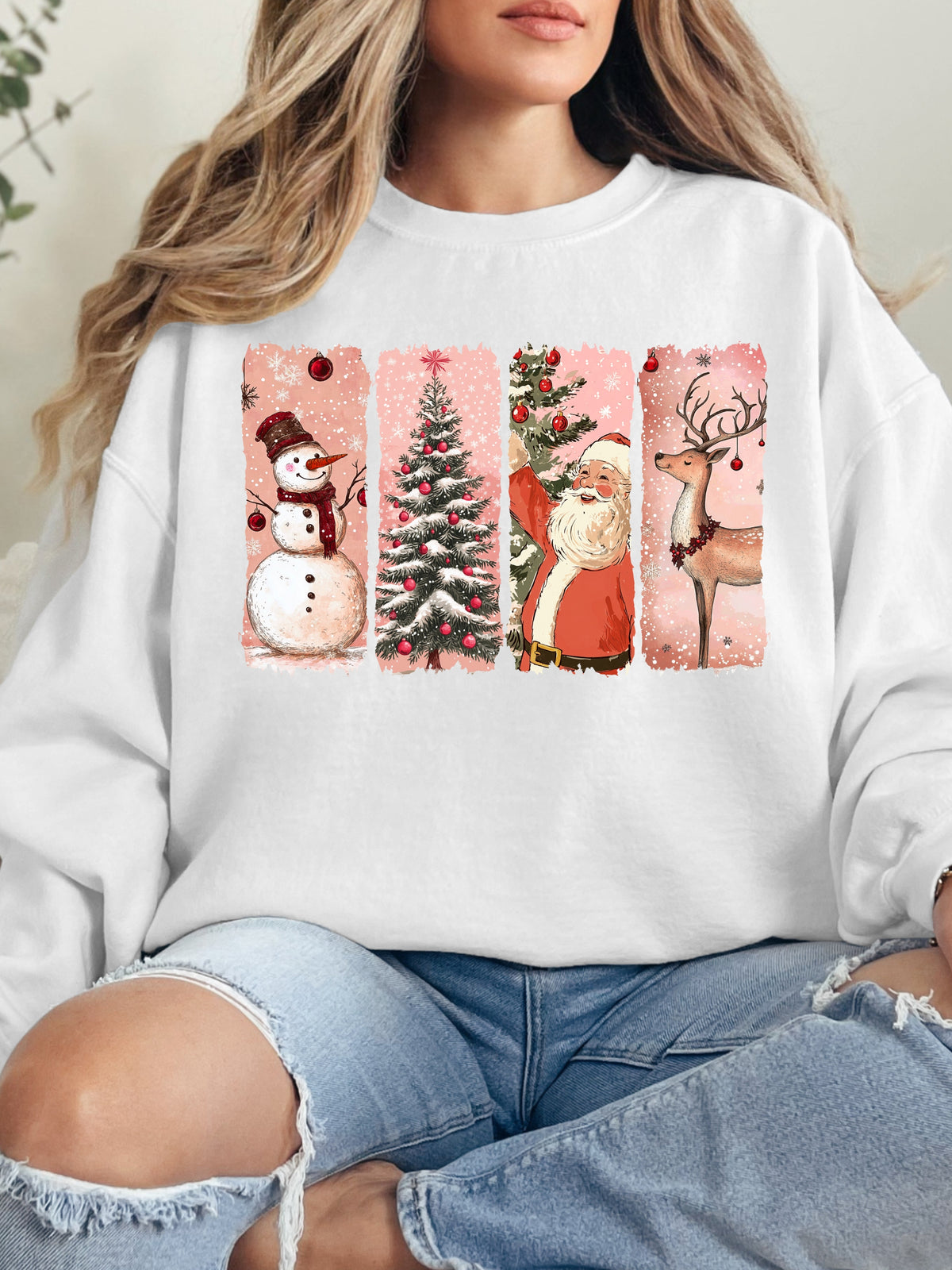 Retro Christmas Graphic Crewneck