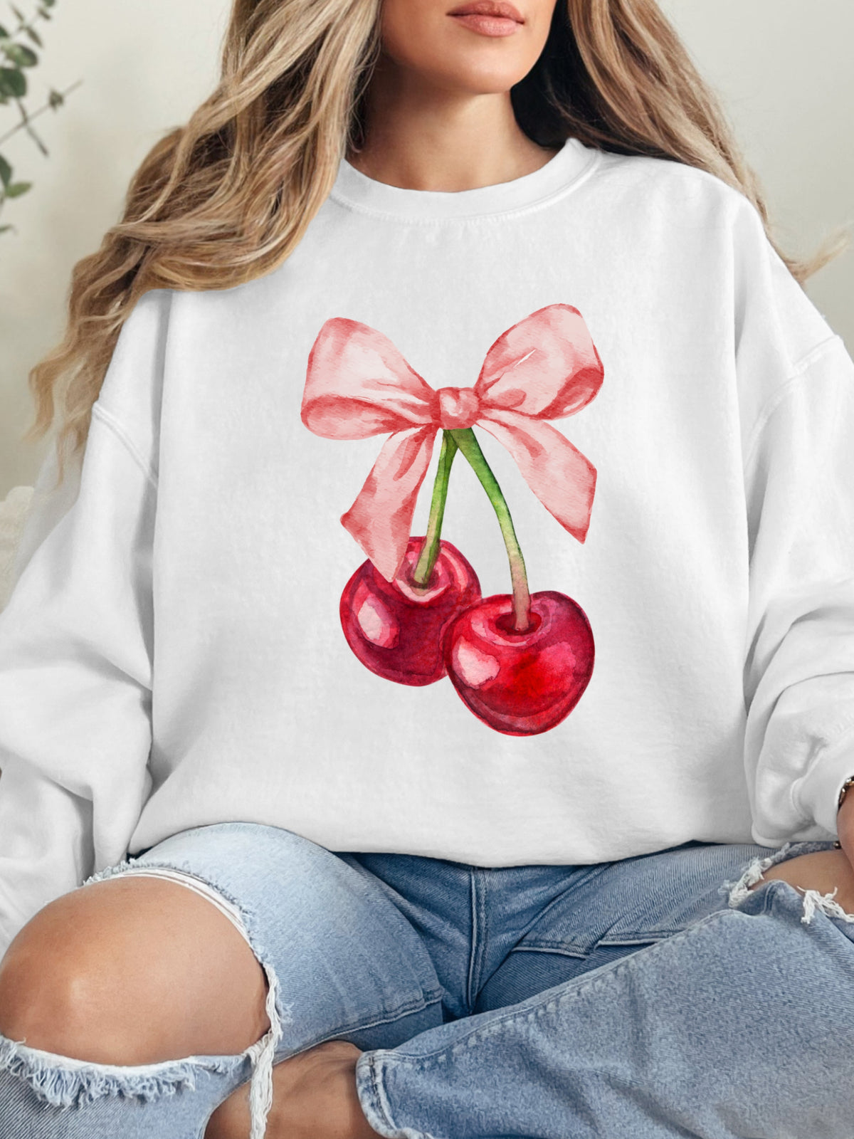 Sweet & Bow-tiful Graphic Crewneck