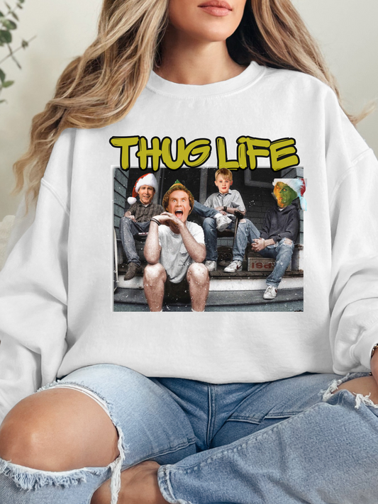 "Thug Life" Christmas Graphic