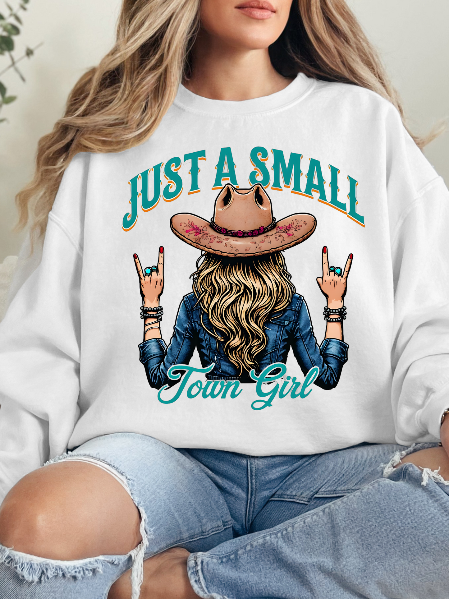 Small Town Cowgirl Graphic