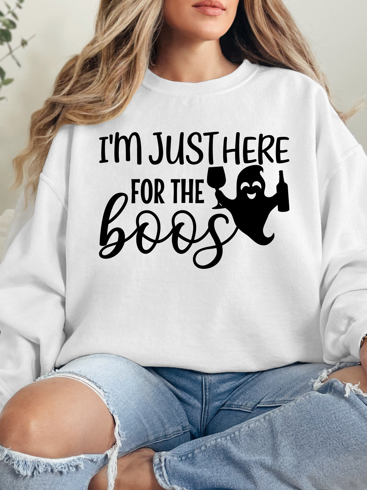 I'm Just Here For The Boos Graphic