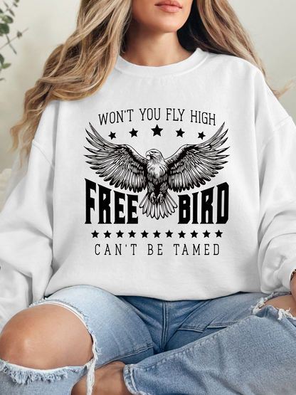Fly High Free Bird Graphic