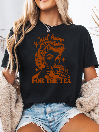 Here For The Tea Graphic