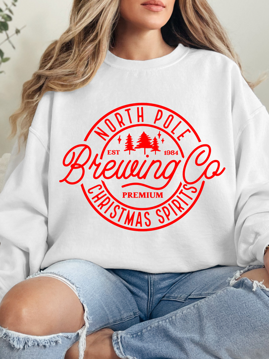 North Pole Brewing Company Christmas Graphic