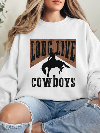 Long Live Cowboys Vintage Graphic