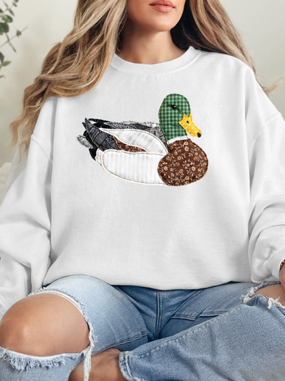 Patch Word Mallard Graphic