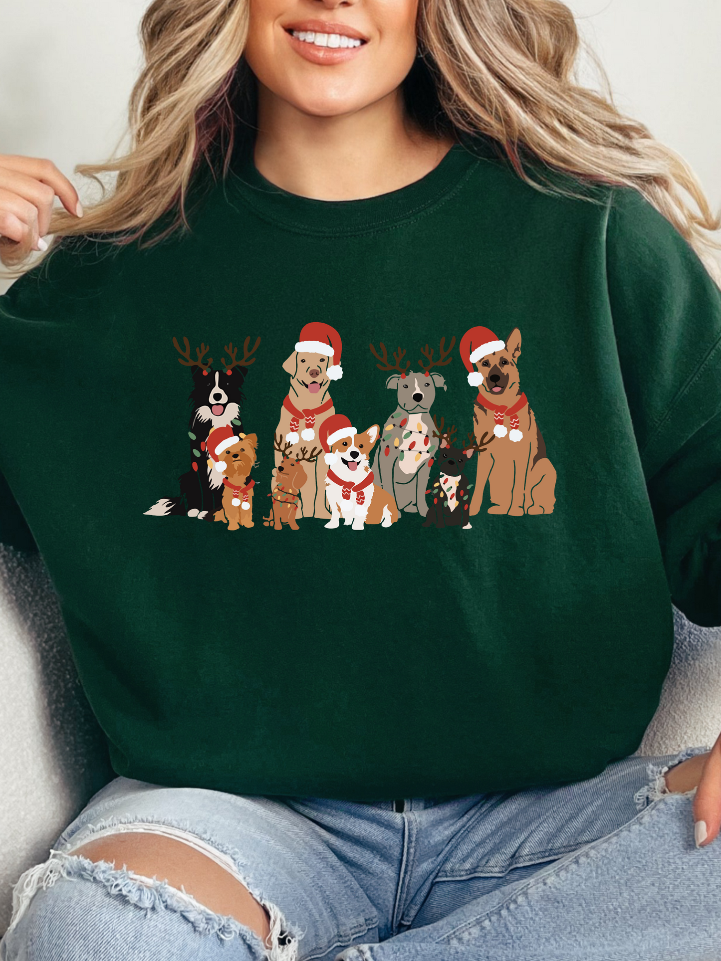 Holly Jolly Pups Graphic