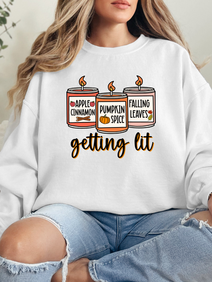 Getting Lit For Fall Graphic