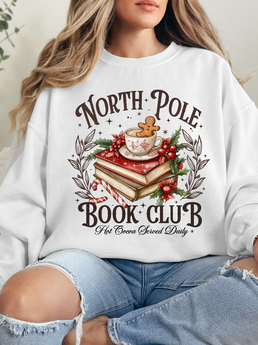 North Pole Book Club Graphic