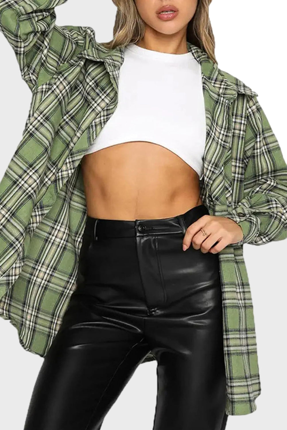 PREORDER Apple Cider Dreams Plaid Long Sleeve Shacket