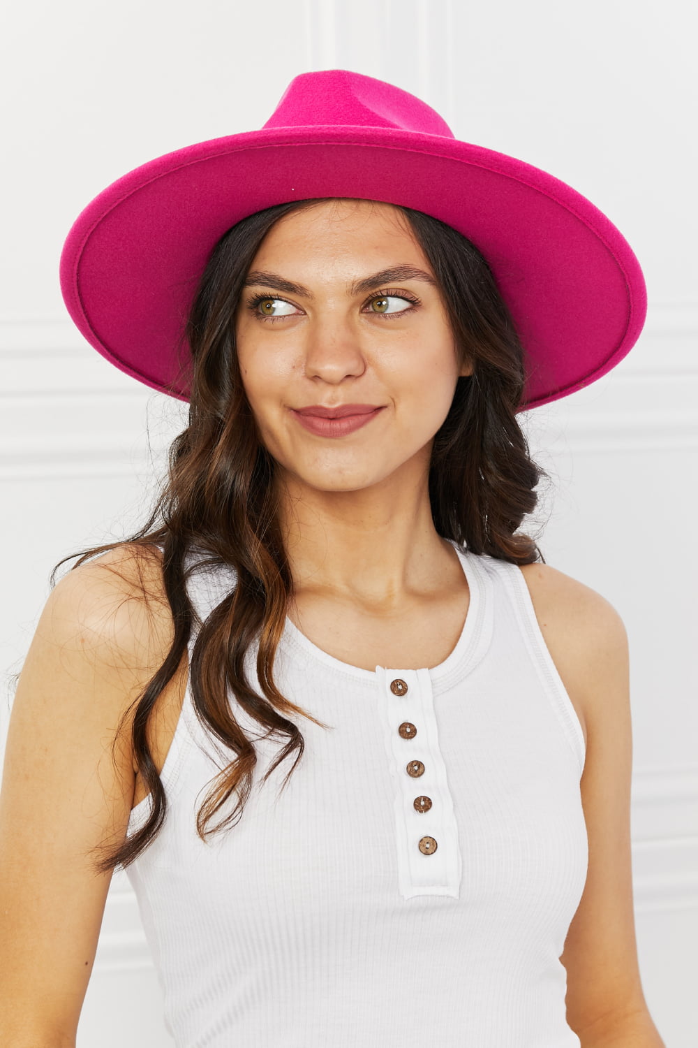 Glam Gal Fedora Hat in Pink