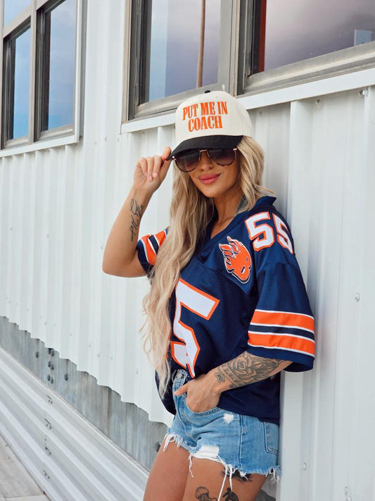 Put Me In Coach Trucker Hat